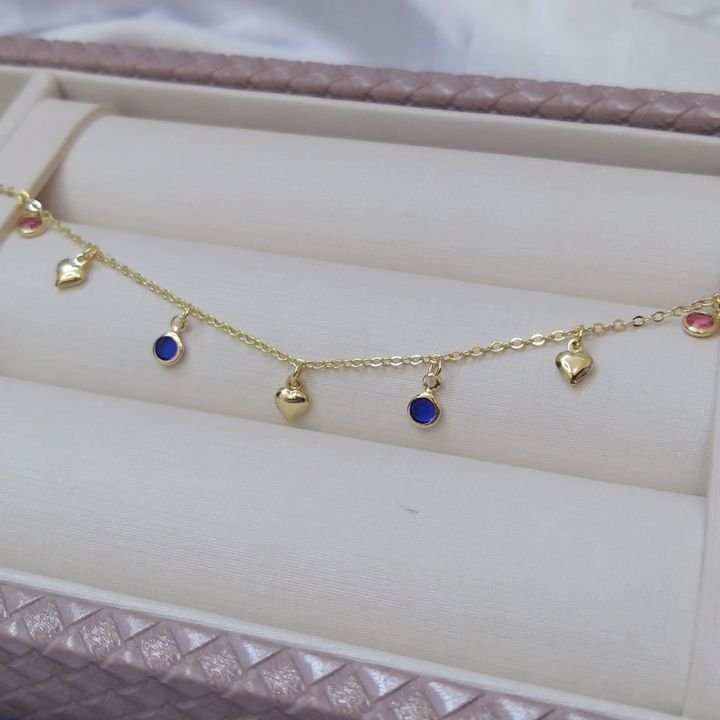 Chocker Colors com Corações